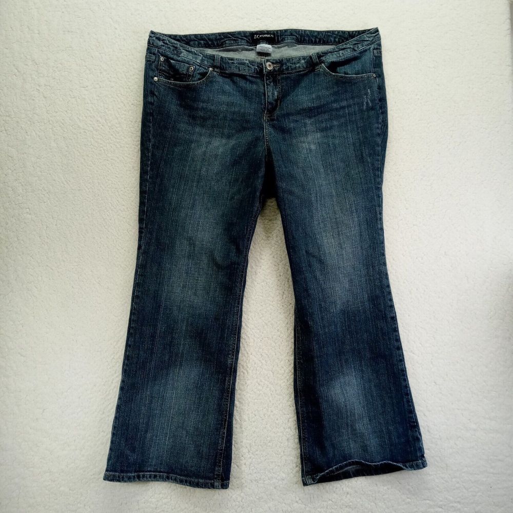 Z Cavaricci Jeans Womens 26 (42x30*) Stretch Denim Cotton Blend‎ Straight